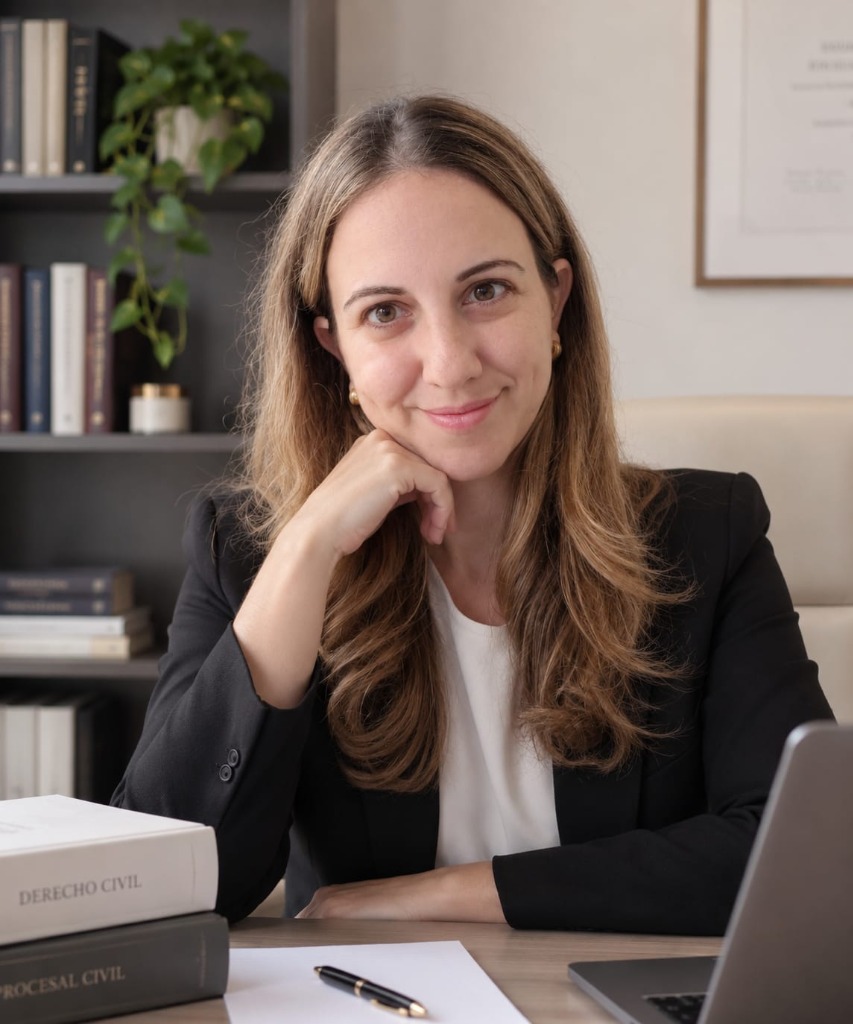 Dra. Débora Dodelson en su estudio jurídico
